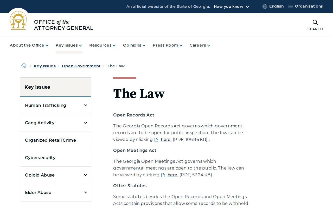 Washington County court docket Georgia Open Government Act source